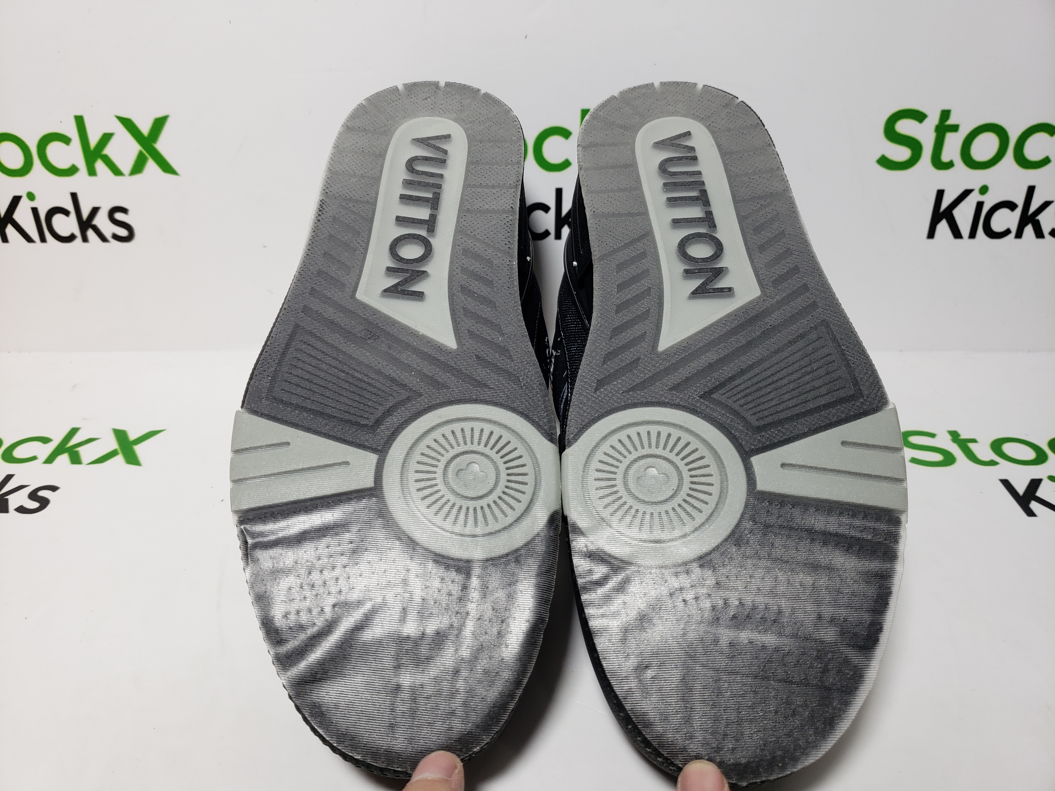 Louis Vuitton Trainer Sneaker New All Black Denim 1AHSZE review Stockxkicks 04