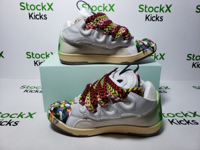 Lanvin Leather Curb White Purple review Stockxkicks 06