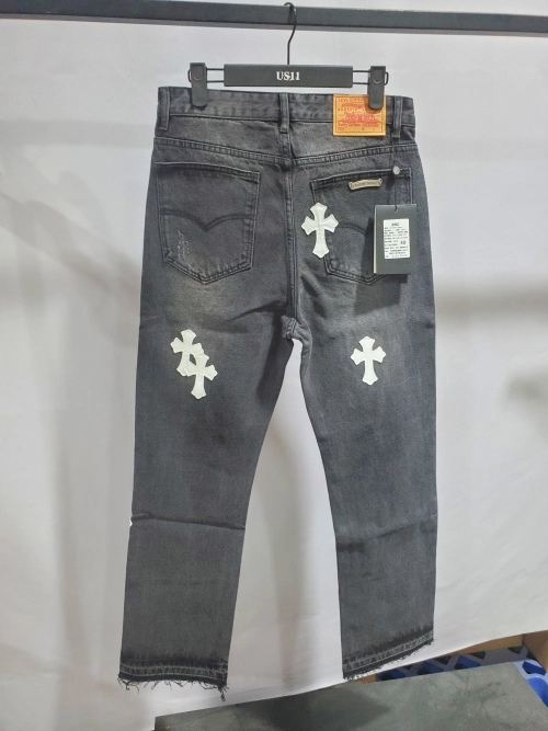 Chrome Hearts White Leather Cross Jean CK 2402023014 review 