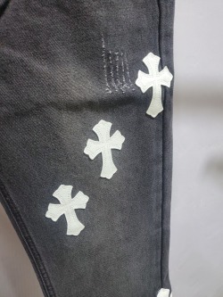 Chrome Hearts White Leather Cross Jean CK 2402023014 review Stockxkicks 04