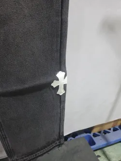Chrome Hearts White Leather Cross Jean CK 2402023014 review Stockxkicks 03