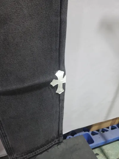 Chrome Hearts White Leather Cross Jean CK 2402023014 review Stockxkicks 02