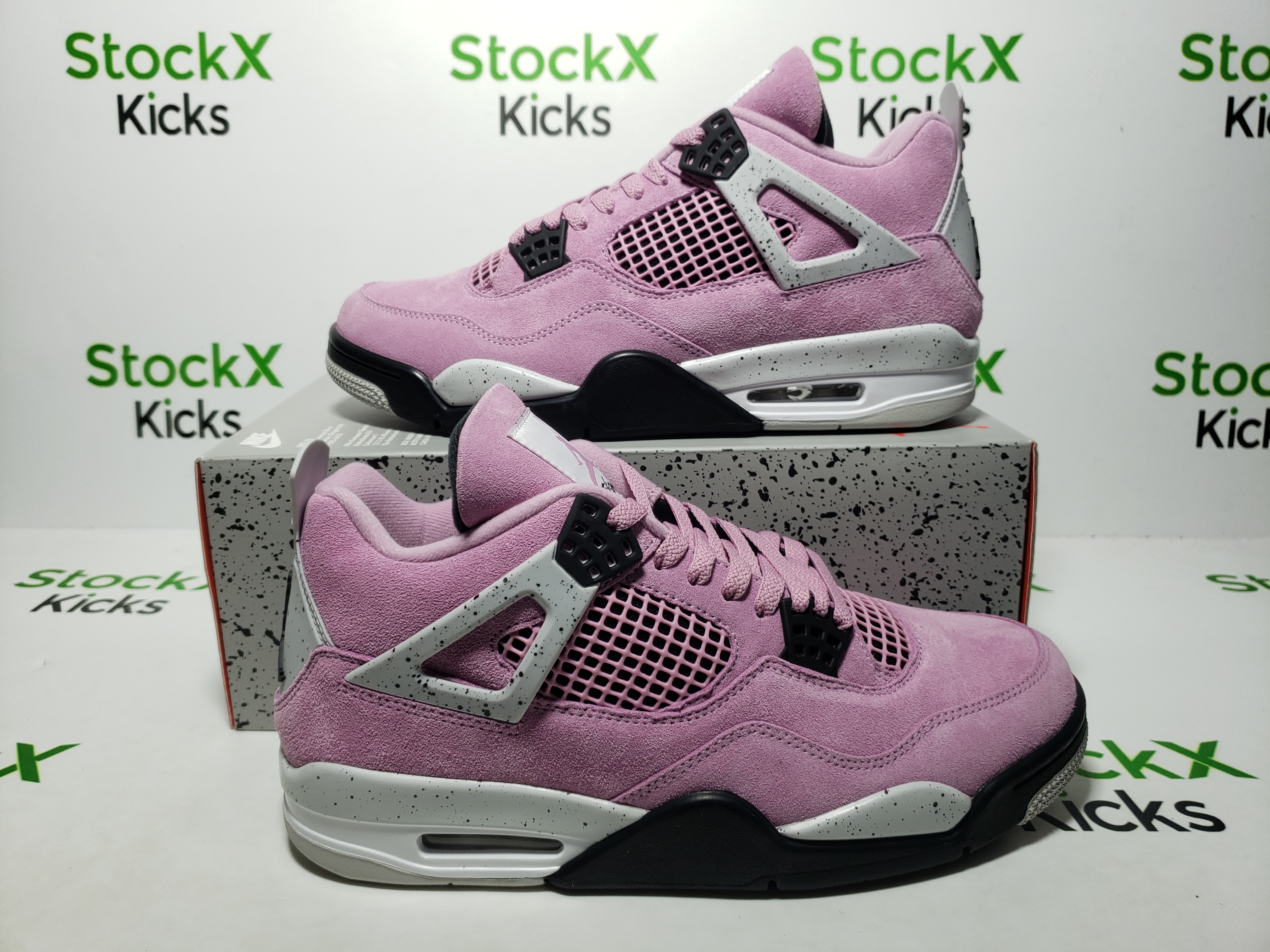 PK God Batch Air Jordan 4 Orchid AQ9129-501 review Stockxkicks 01