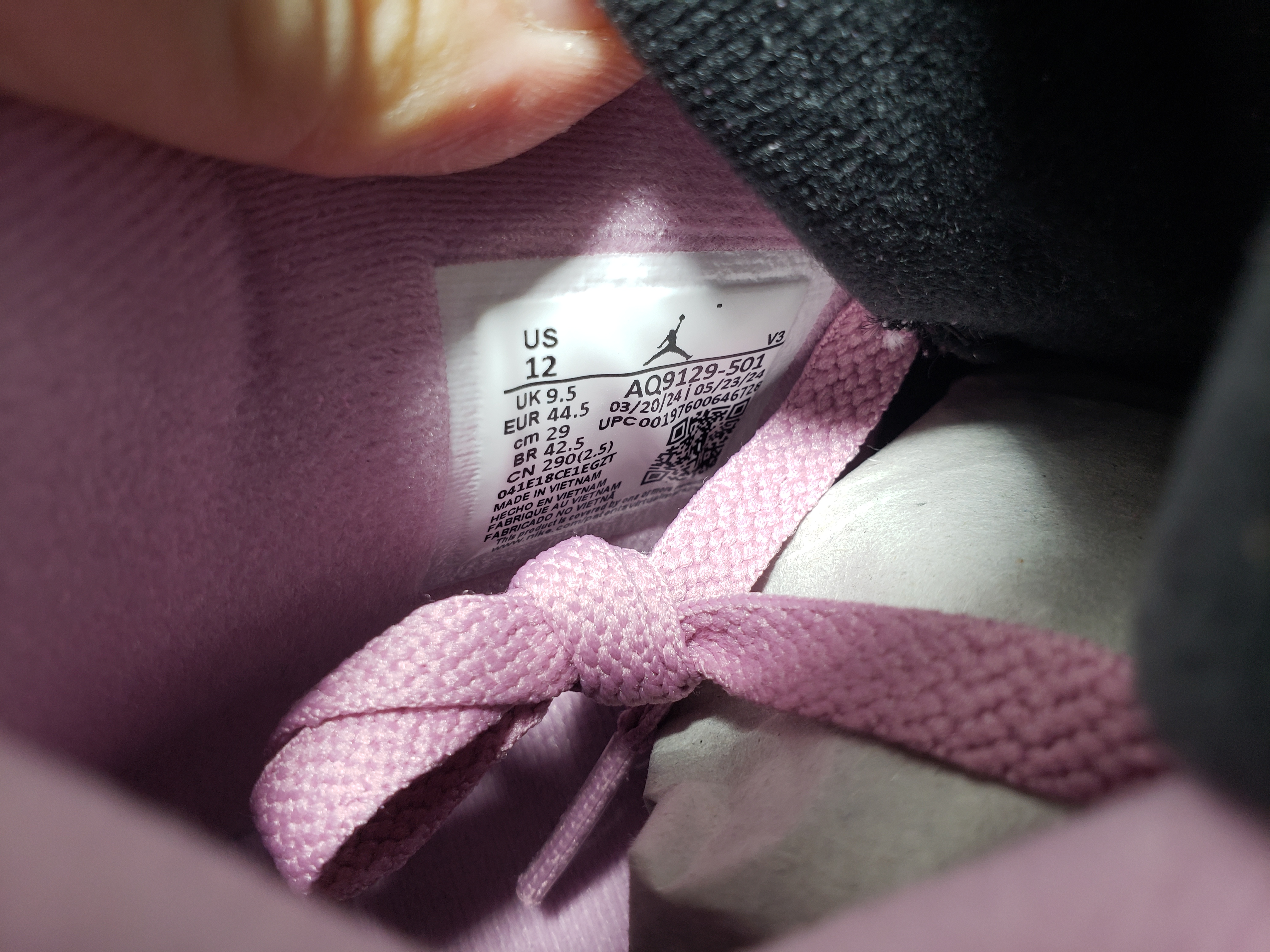 PK God Batch Air Jordan 4 Orchid AQ9129-501 review Stockxkicks 03