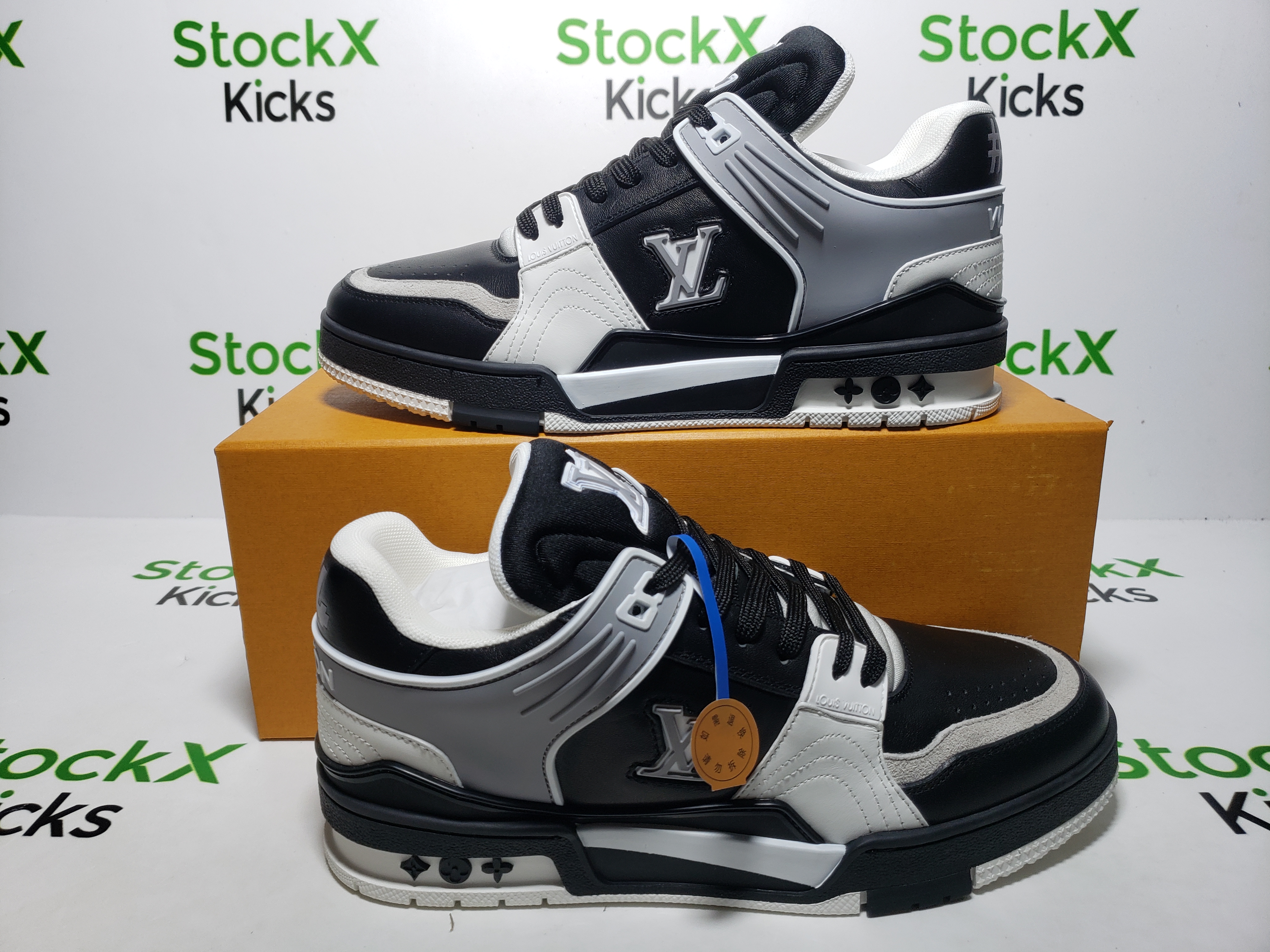 Louis Vuitton LV Trainer Sneaker Black Grey XD CK24071804 review Stockxkicks 05