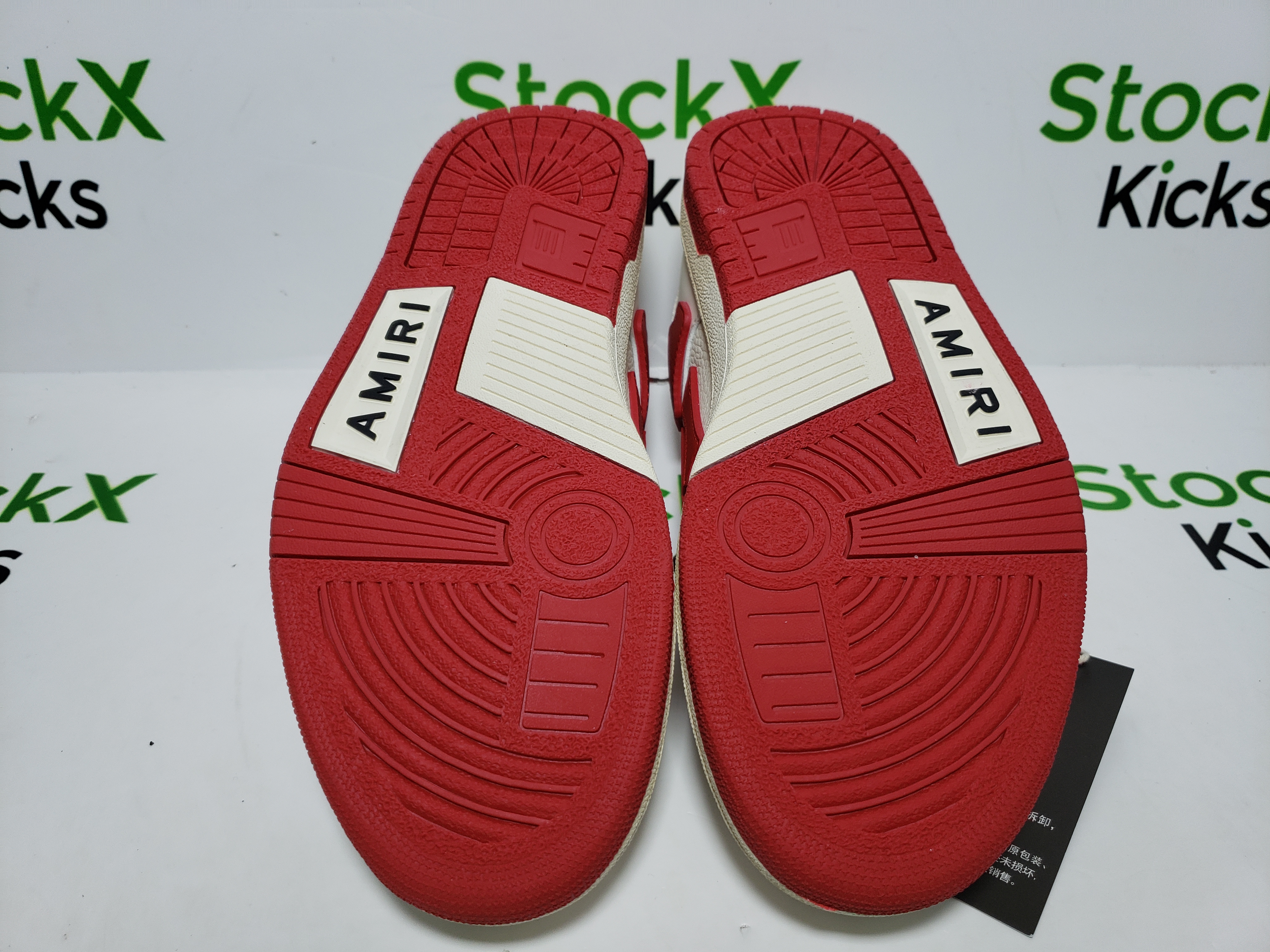 AMIRI Skel Top Low Whtie Red MFS003-124 review Stockxkicks 04