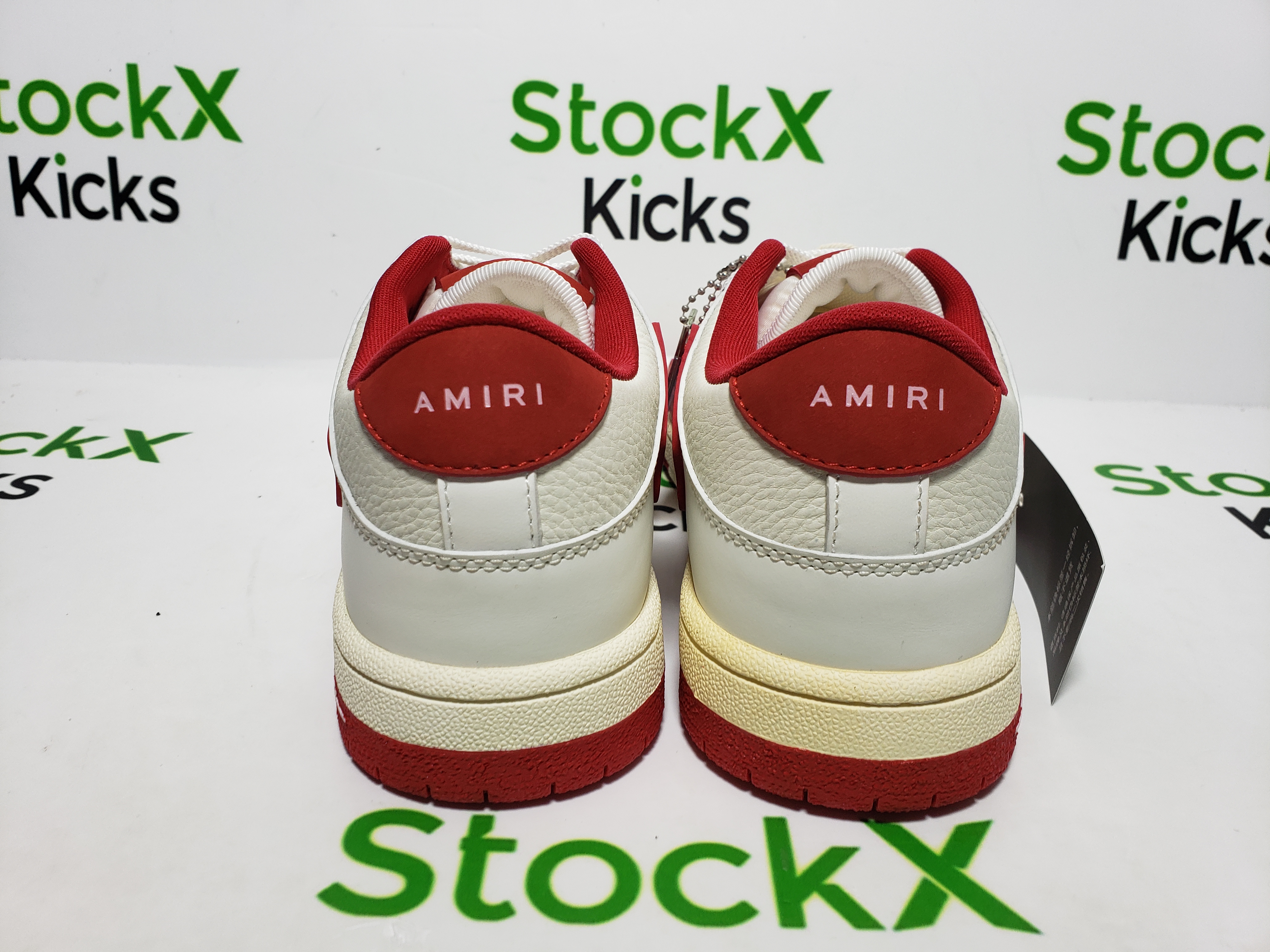 AMIRI Skel Top Low Whtie Red MFS003-124 review Stockxkicks 02