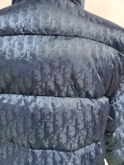 Dior Oblique Down Jacket Navy Blue Technical Jacquard review Stockxkicks 02