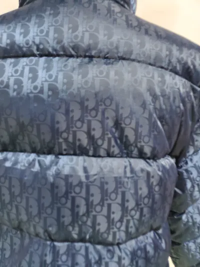 Dior Oblique Down Jacket Navy Blue Technical Jacquard review Stockxkicks 01