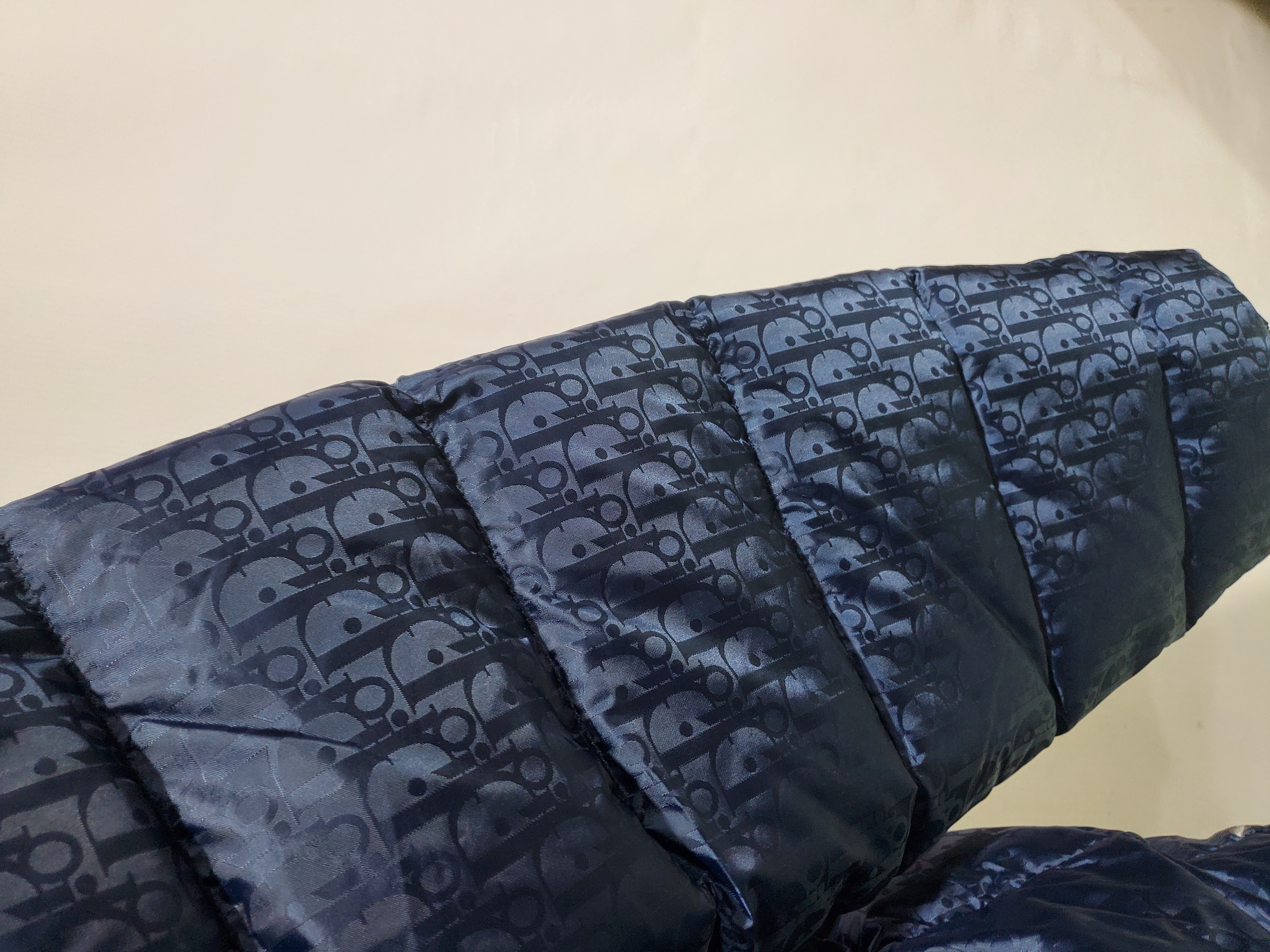 Dior Oblique Down Jacket Navy Blue Technical Jacquard review Stockxkicks 00