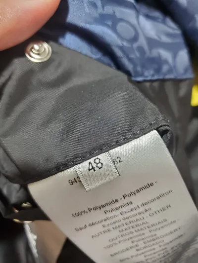 Dior Oblique Down Jacket Navy Blue Technical Jacquard review Stockxkicks 07