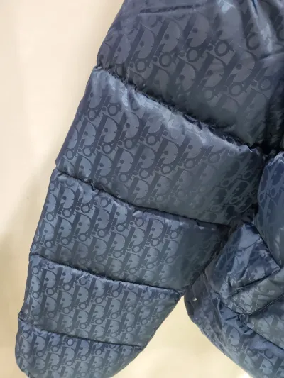 Dior Oblique Down Jacket Navy Blue Technical Jacquard review Stockxkicks 04