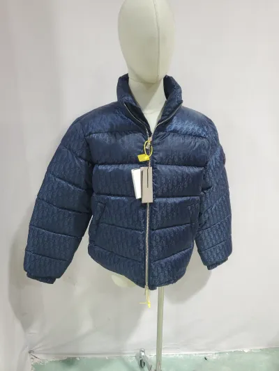 Dior Oblique Down Jacket Navy Blue Technical Jacquard review Stockxkicks 06