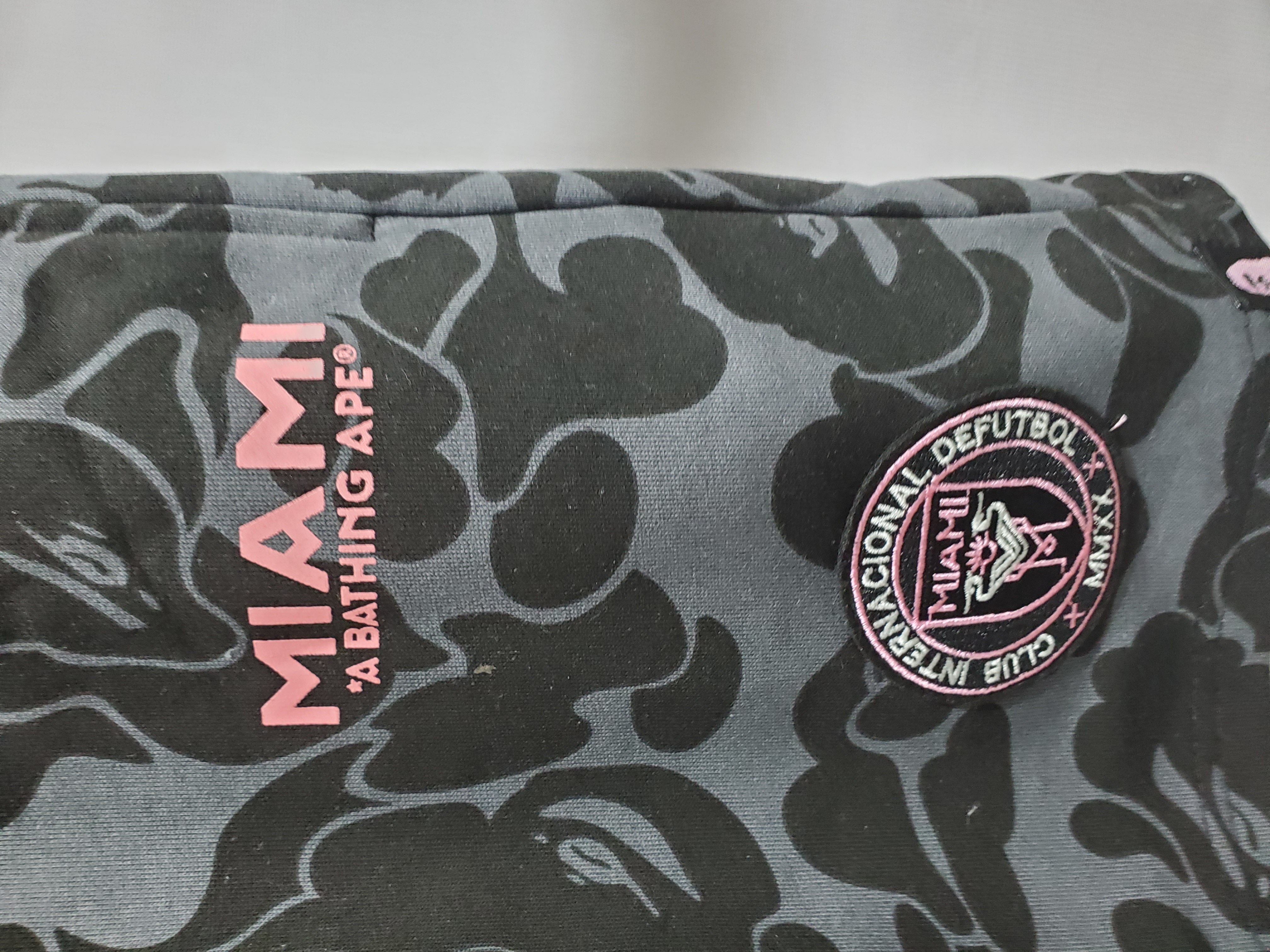 BAPE x Inter Miami CF Sweatshort Black review Stockxkicks 02