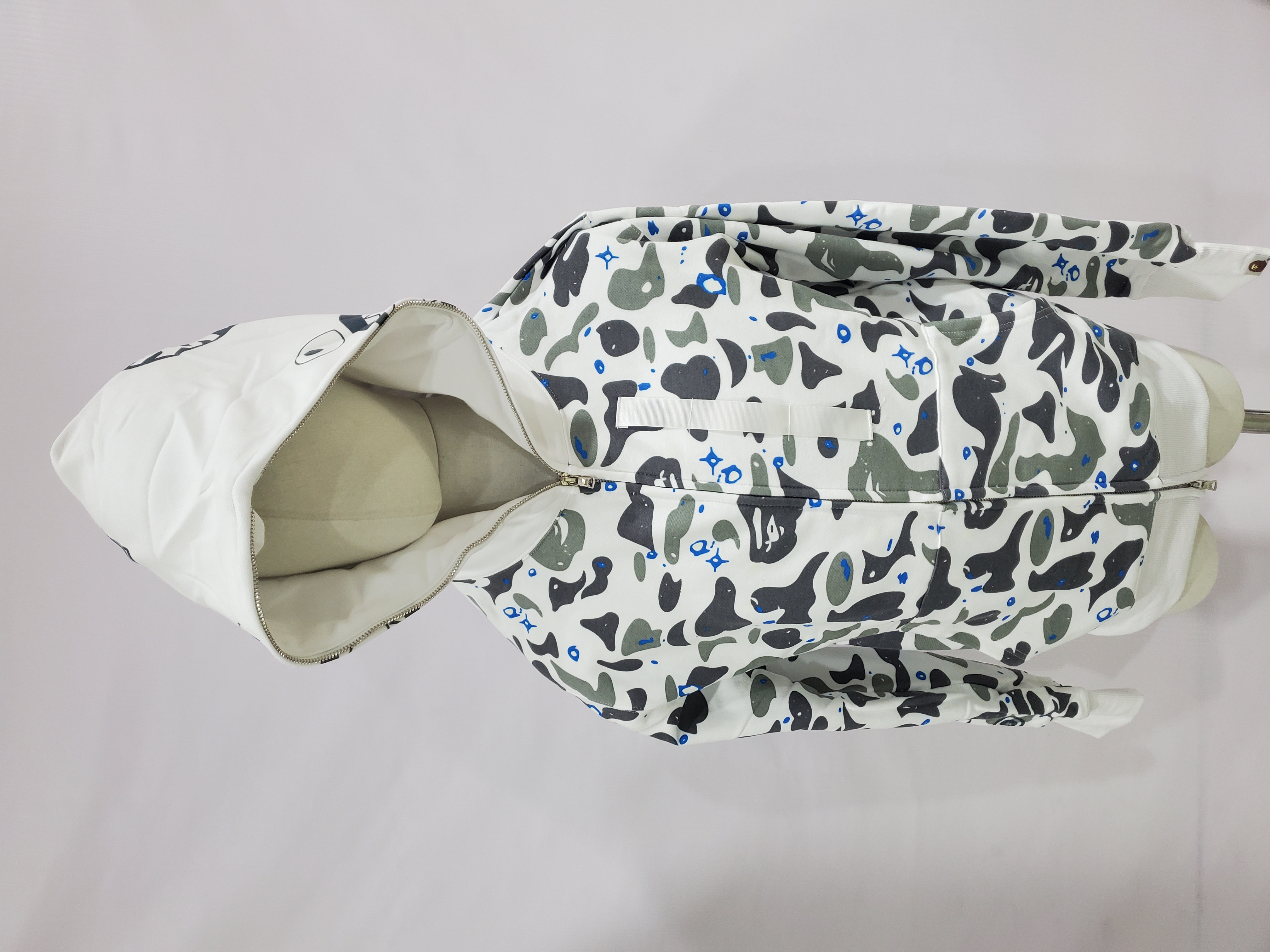 BAPE Space Camo Shark Full Zip Hoodie White review Stockxkicks 01