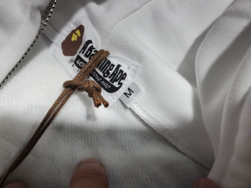 BAPE Space Camo Shark Full Zip Hoodie White review 