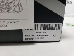 Off White Be Right Back Sneakers White Blue OMIA295S25 FAB00 47247 review Stockxkicks 01