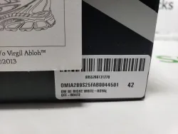 Off White Be Right Back Sneakers White Blue OMIA295S25 FAB00 47247 review Stockxkicks 01