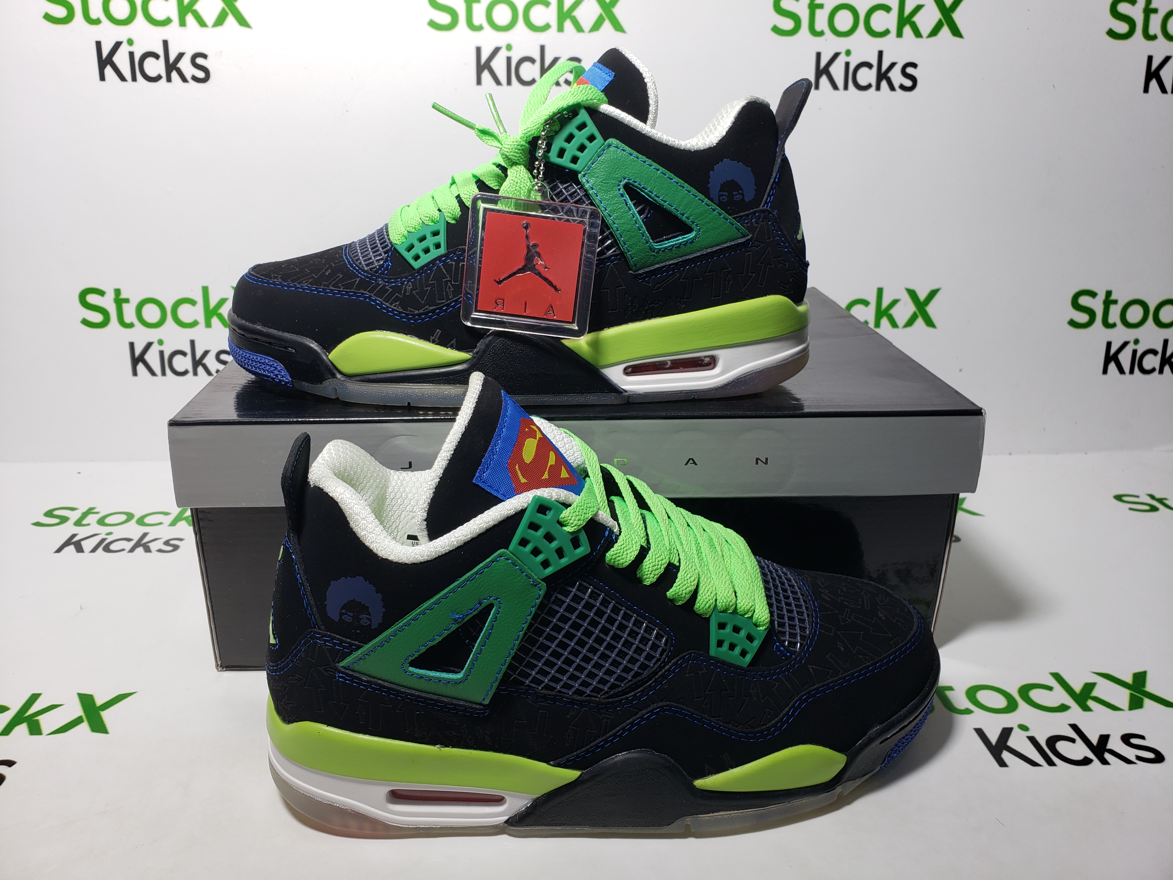 PK God Batch Nike Air Jordan 4 Retro Doernbecher 308497-015（NEW） review Stockxkicks 05