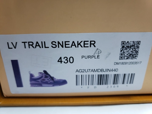 Louis Vuitton LV Skate Sneaker Purple 1ACQN6 review 