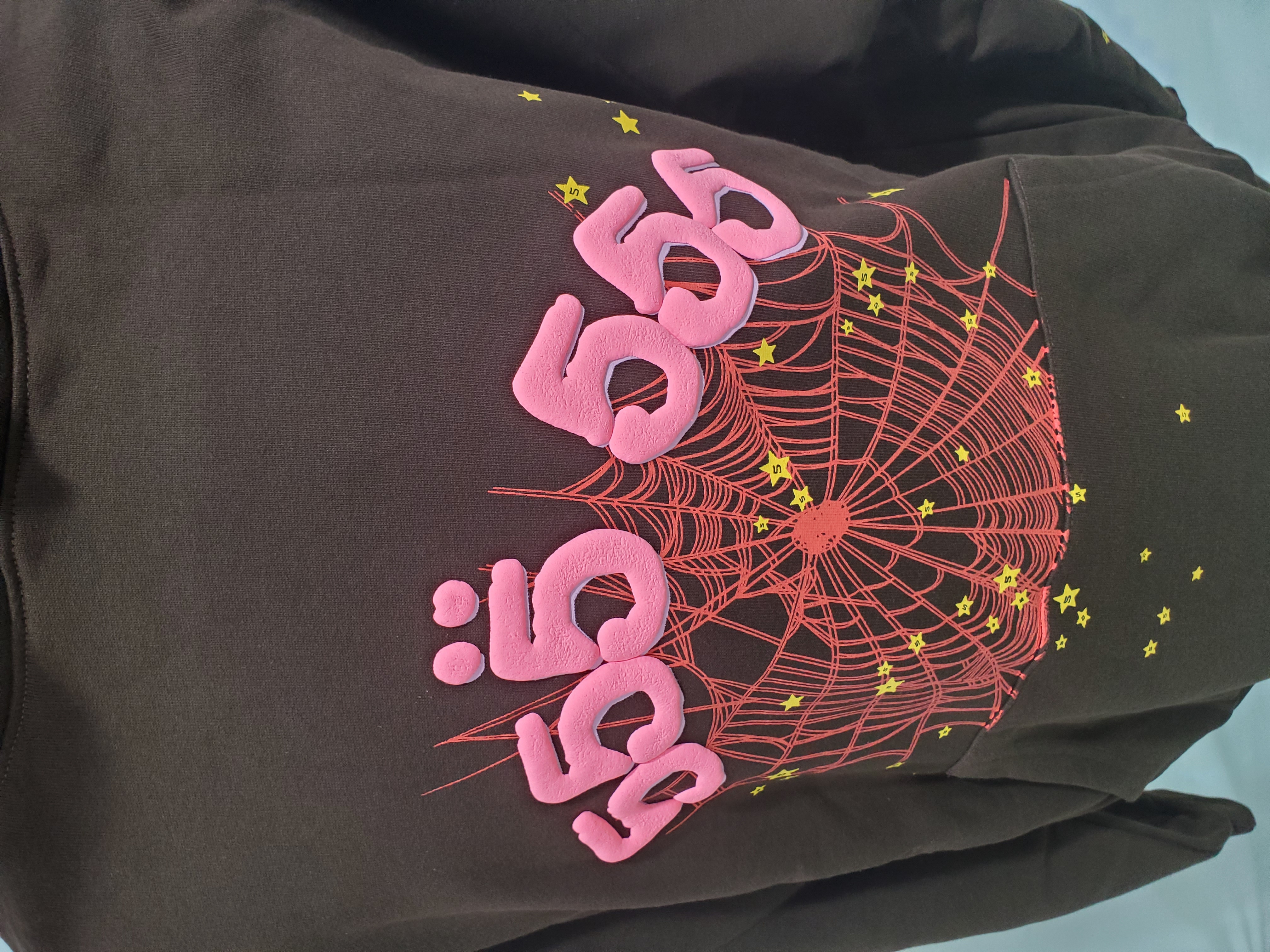 Sp5der Angel Number Hoodie Brown review Stockxkicks 01