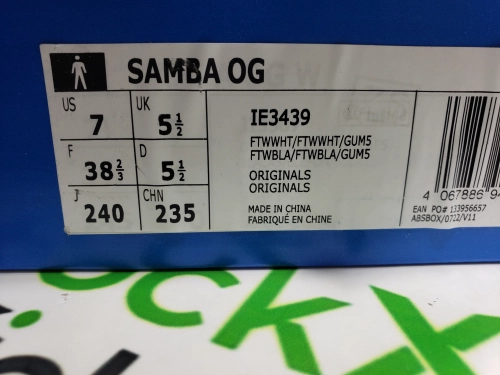Adidas Samba OG Double White Gum IE3439 review 