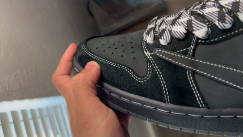 PK God Batch Air Jordan 1 Retro Low OG SP Travis Scott Black Phantom DM7866-001 review Best rep ever 02