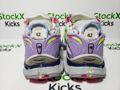 Balenciaga Runner Leather Free Grey Light Purple Neon Yellow White 677402 W3RH5 0308 review Juis 00