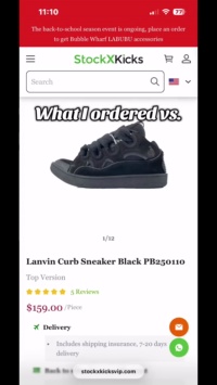 Lanvin Curb Sneaker Black review Moin