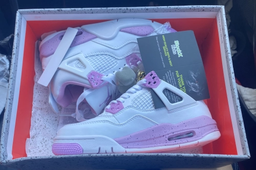 PK God Batch Air Jordan 4 White Pink CT8527-116 review 