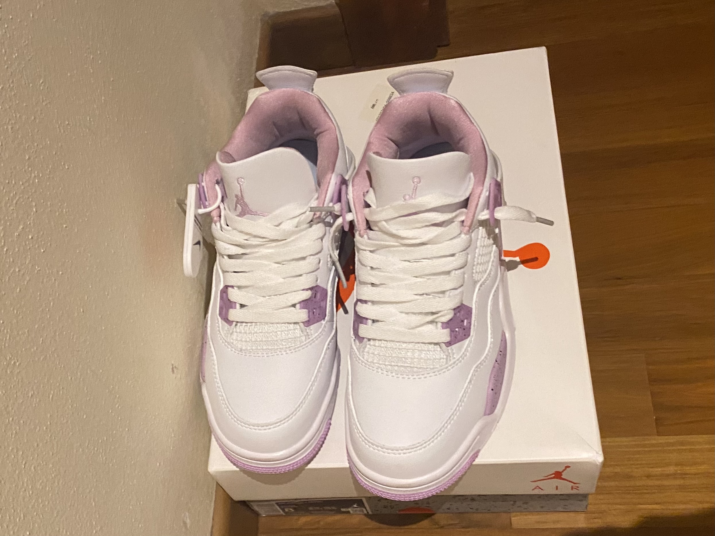 PK God Batch Air Jordan 4 White Pink CT8527-116 review vio 01