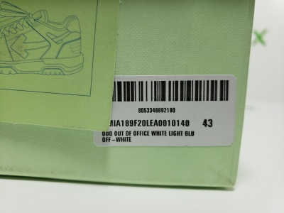 PK God Batch OFF-WHITE Out Of Office OOO Low Tops Blue Purple White OMIA189C99LEA0010140 review Stockxkicks 00