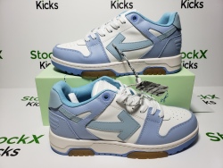 PK God Batch OFF-WHITE Out Of Office OOO Low Tops Blue Purple White OMIA189C99LEA0010140 review Stockxkicks 06