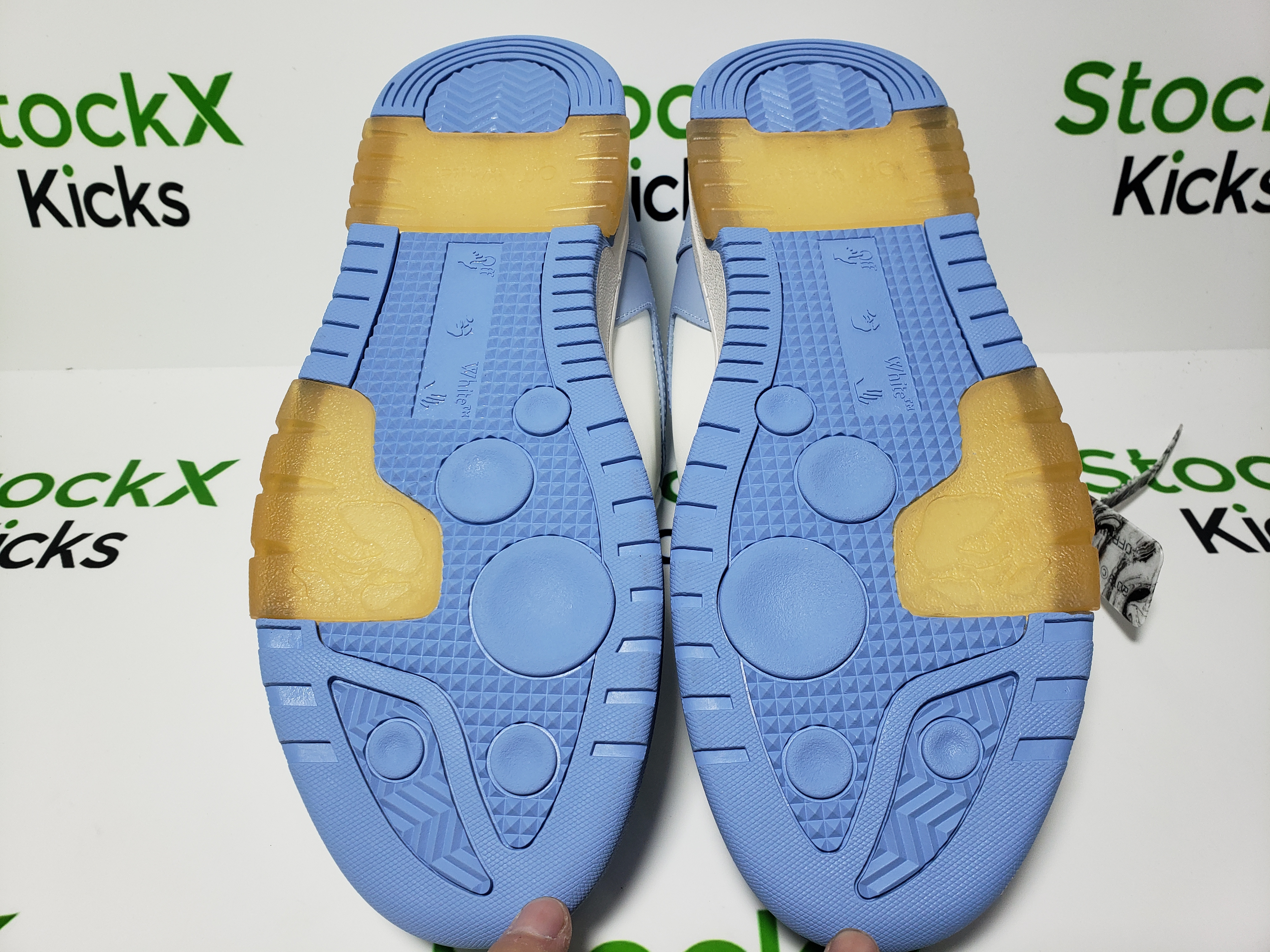 PK God Batch OFF-WHITE Out Of Office OOO Low Tops Blue Purple White OMIA189C99LEA0010140 review Stockxkicks 04