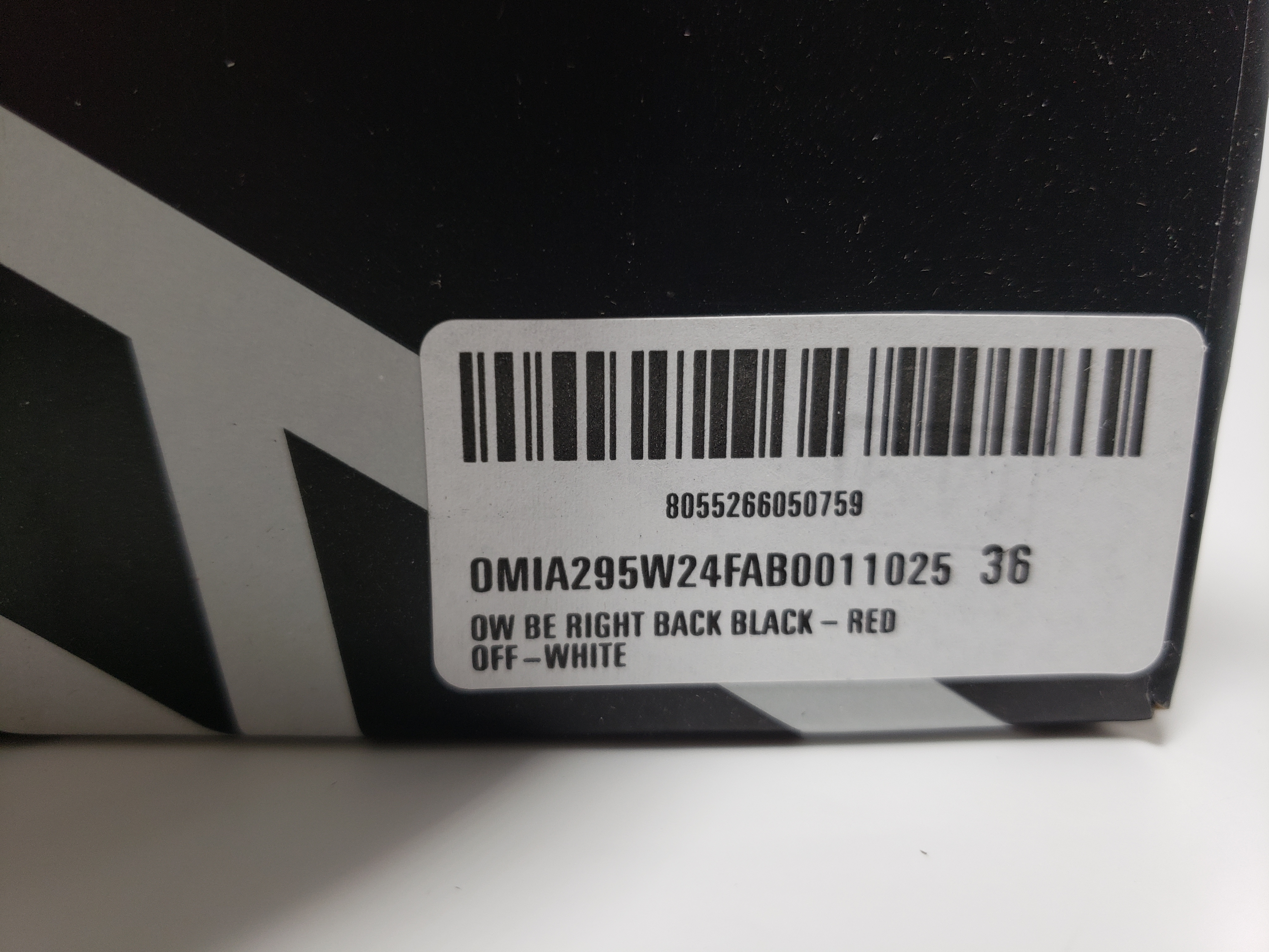 Off White Be Right Back Sneakers Black Red OMIA295V24 FAB00 11025 review Stockxkicks 00