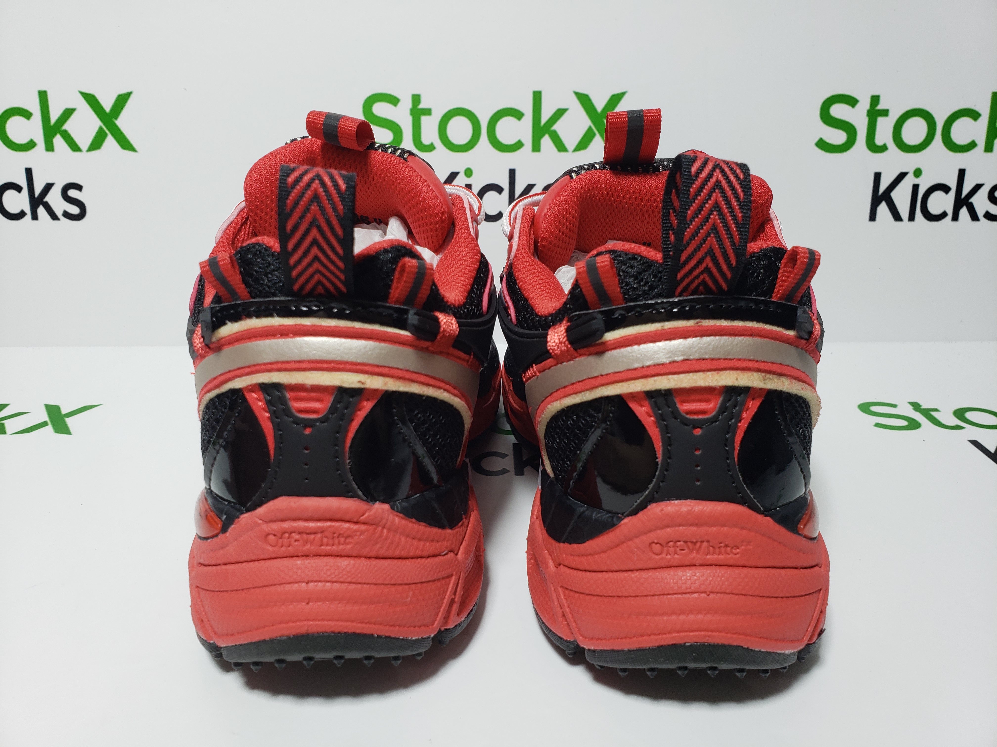 Off White Be Right Back Sneakers Black Red OMIA295V24 FAB00 11025 review Stockxkicks 02