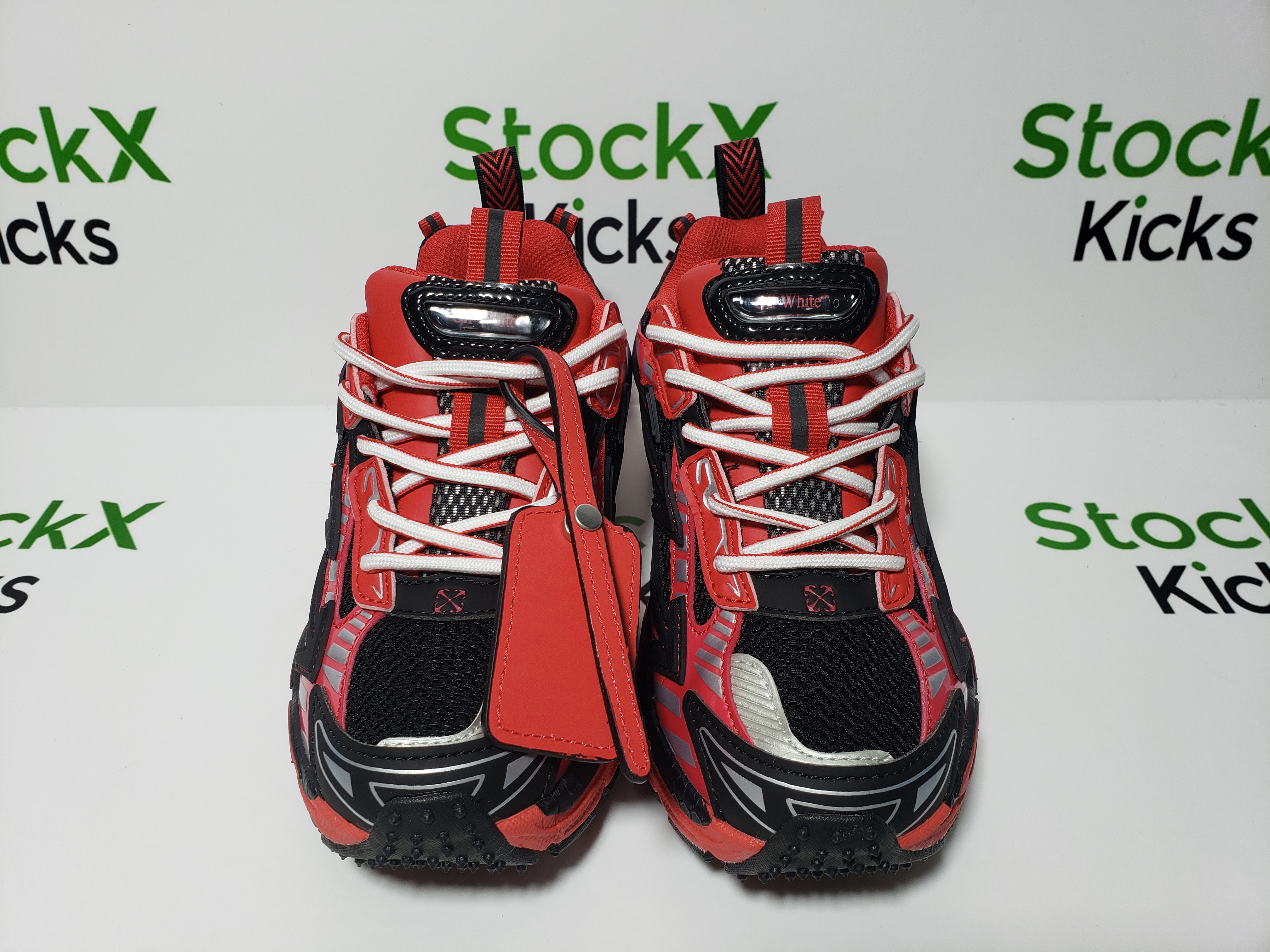 Off White Be Right Back Sneakers Black Red OMIA295V24 FAB00 11025 review Stockxkicks 01