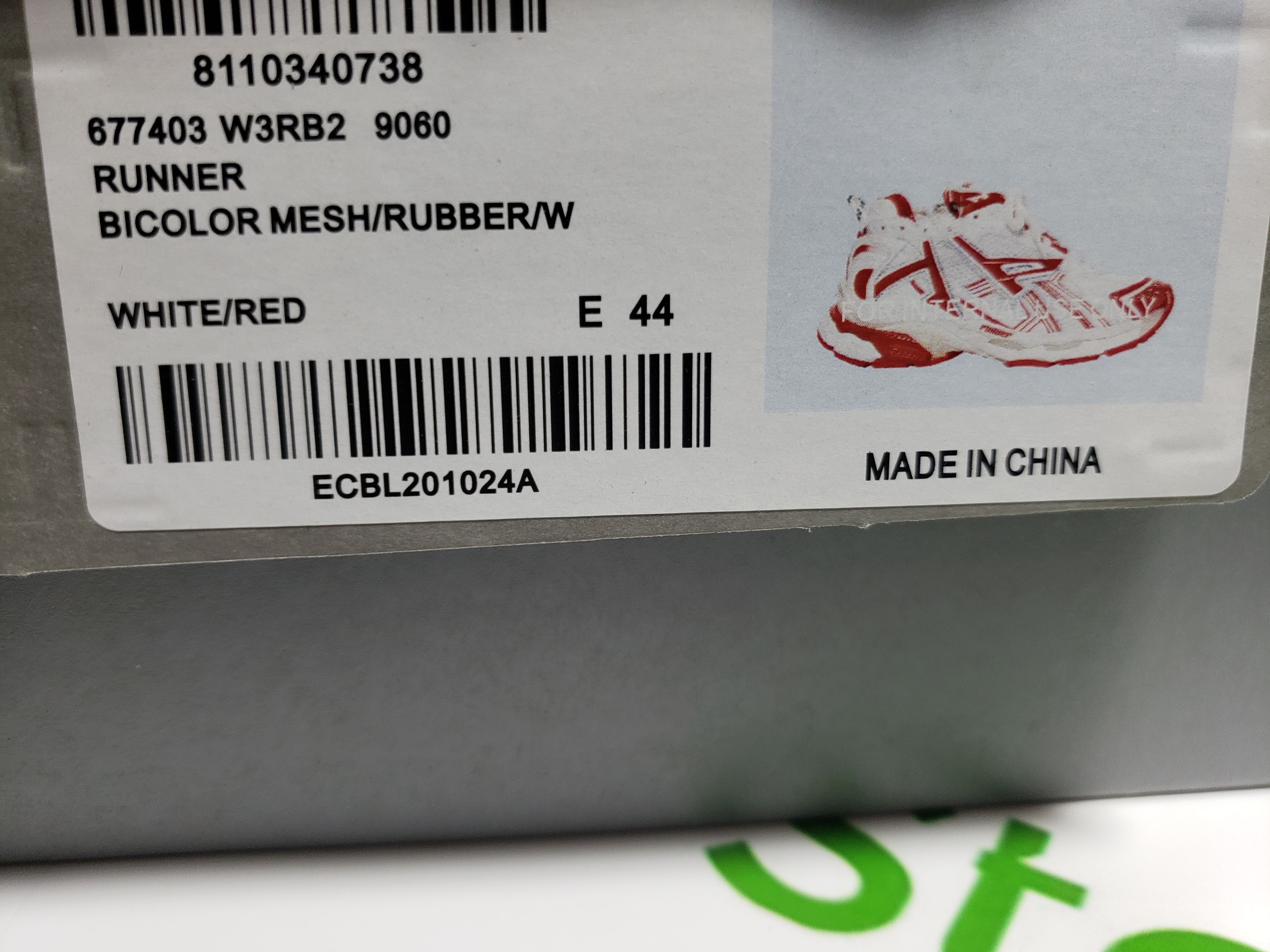 Balenciaga Runner Blue White Red 677402 W3RB2 9060 review Stockxkicks 00