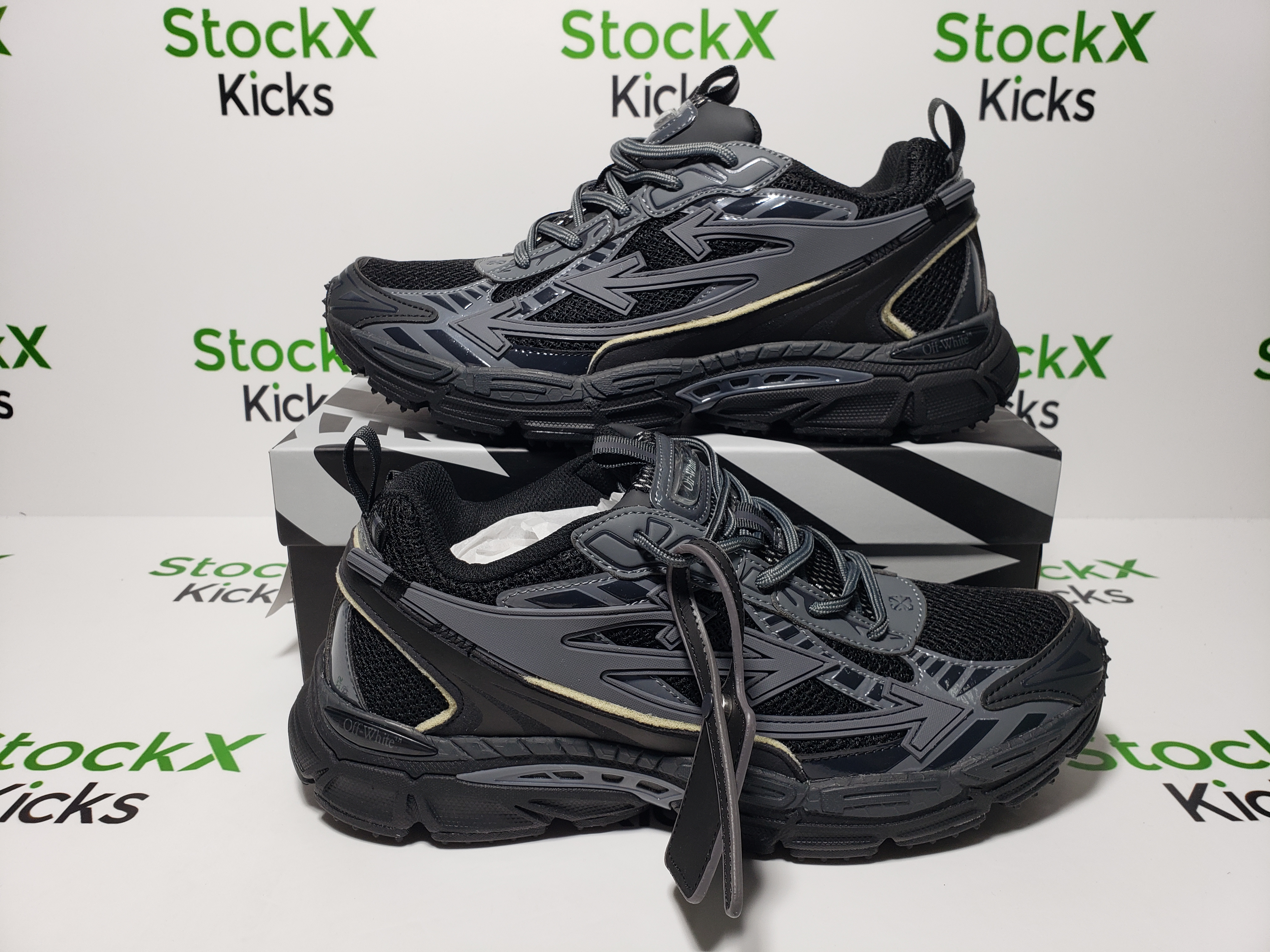 Off White Be Right Back Sneakers Full Black OWIA289C99FAB0011010 review Stockxkicks 05