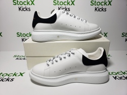 Alexander McQueen Oversized White Black 462214 WHGP7 9001（suede heel） review Stockxkicks 07