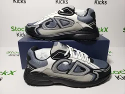 Dior B30 Countdown Sneaker Blue Mesh with Gray, White and Black Technical Fabric review Stockxkicks 06