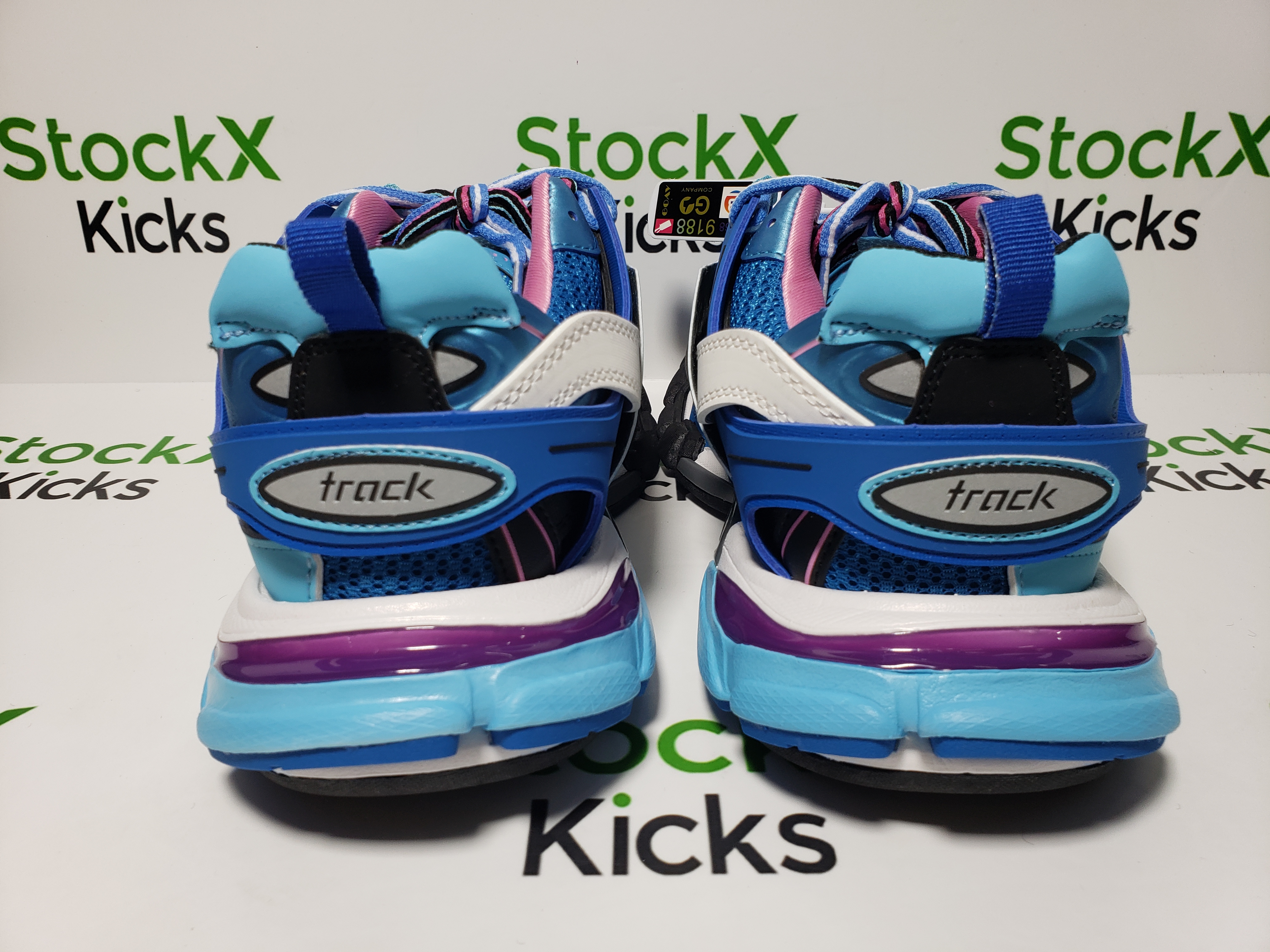 Balenciaga Track Trainer Light Blue Pink 542023 W1GB5 4162 review Stockxkicks 02