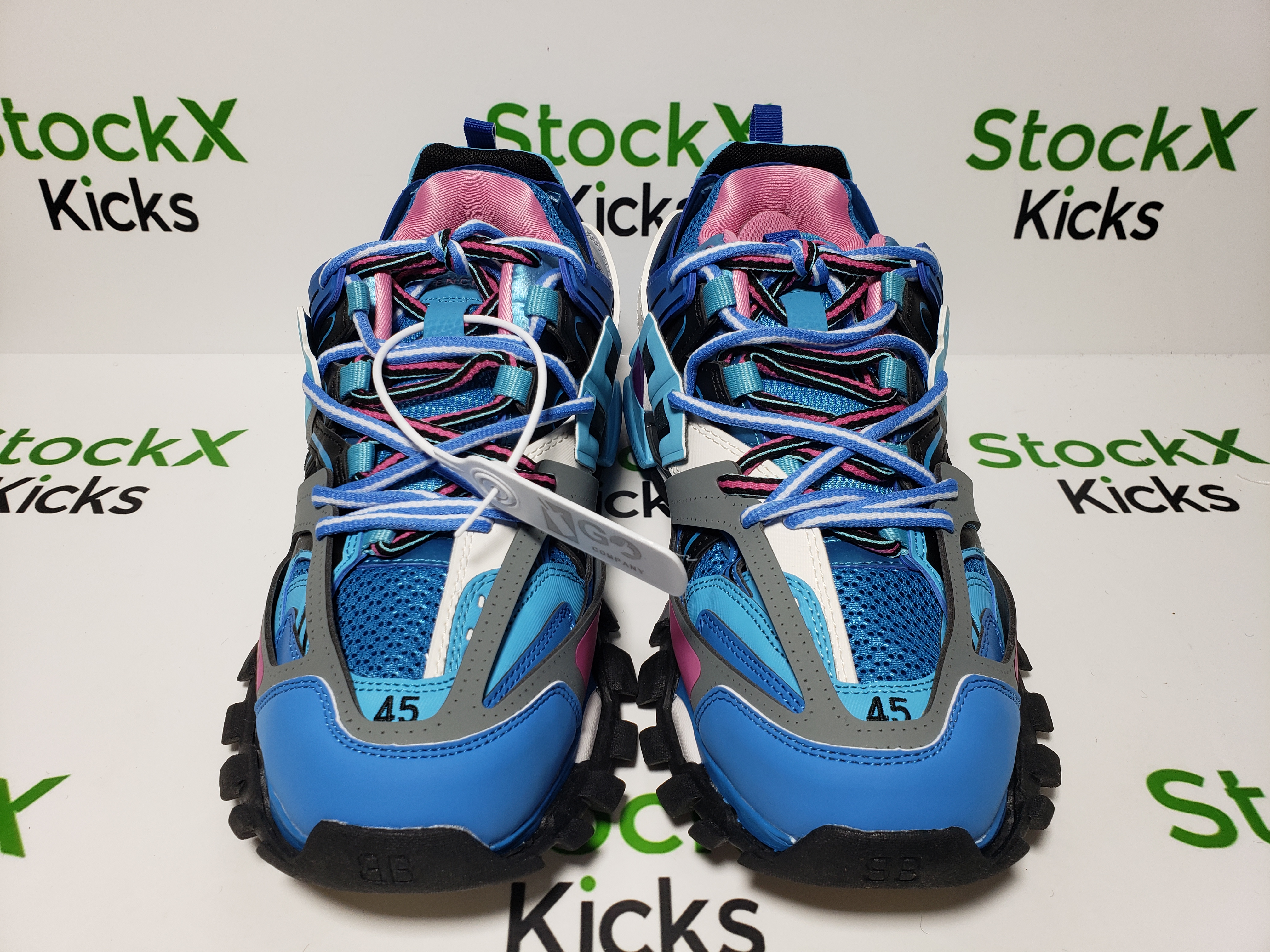 Balenciaga Track Trainer Light Blue Pink 542023 W1GB5 4162 review Stockxkicks 01