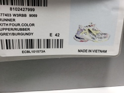 Balenciaga Runner Leather Free Grey Light Purple Neon Yellow White 677402 W3RH5 0308 review Stockxkicks 01