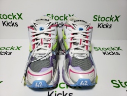 Balenciaga Runner Leather Free Grey Light Purple Neon Yellow White 677402 W3RH5 0308 review Stockxkicks 02