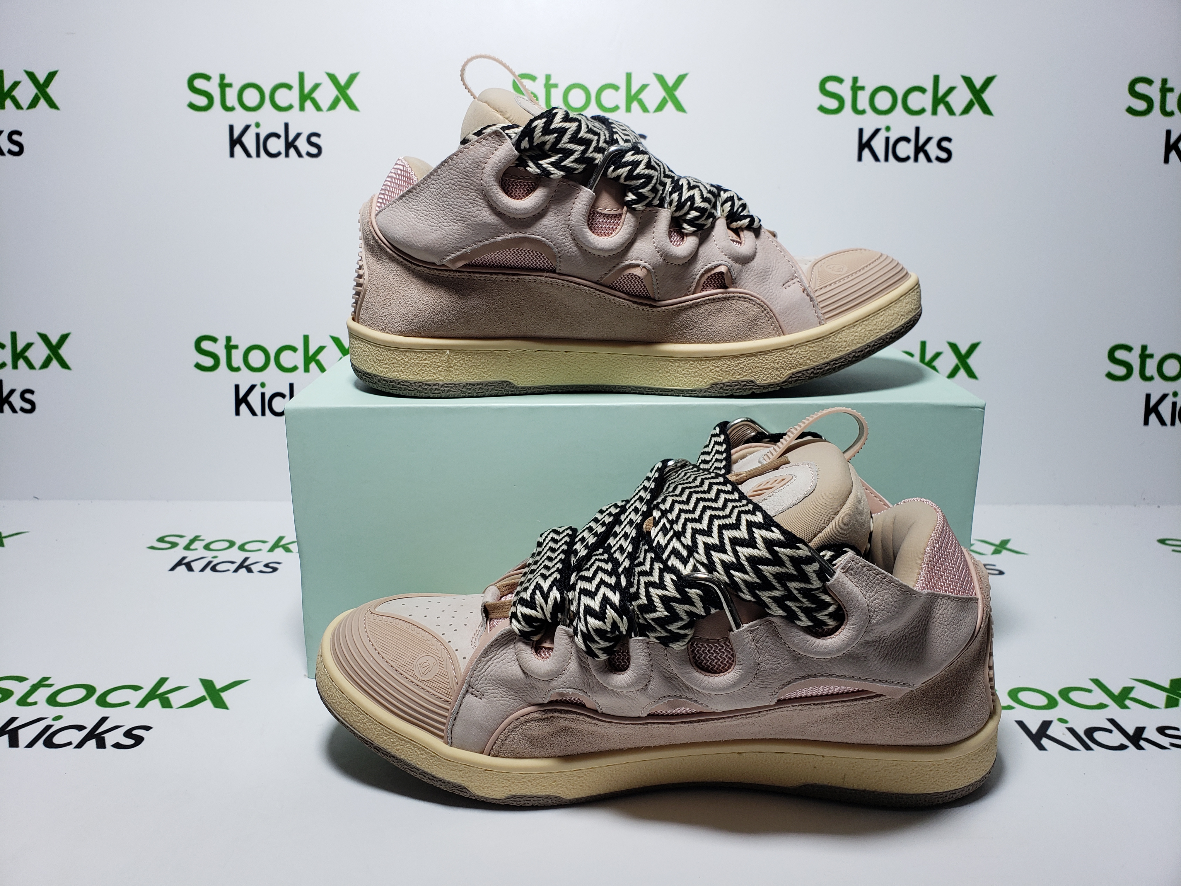 Lanvin Leather Curb Pink FM-SKRK11-DRAG-A2051 review Stockxkicks 06