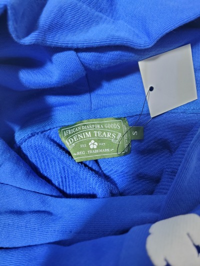 Denim Tears The Cotton Wreath Sweatshirt Royal Blue Hoodie review Stockxkicks 00