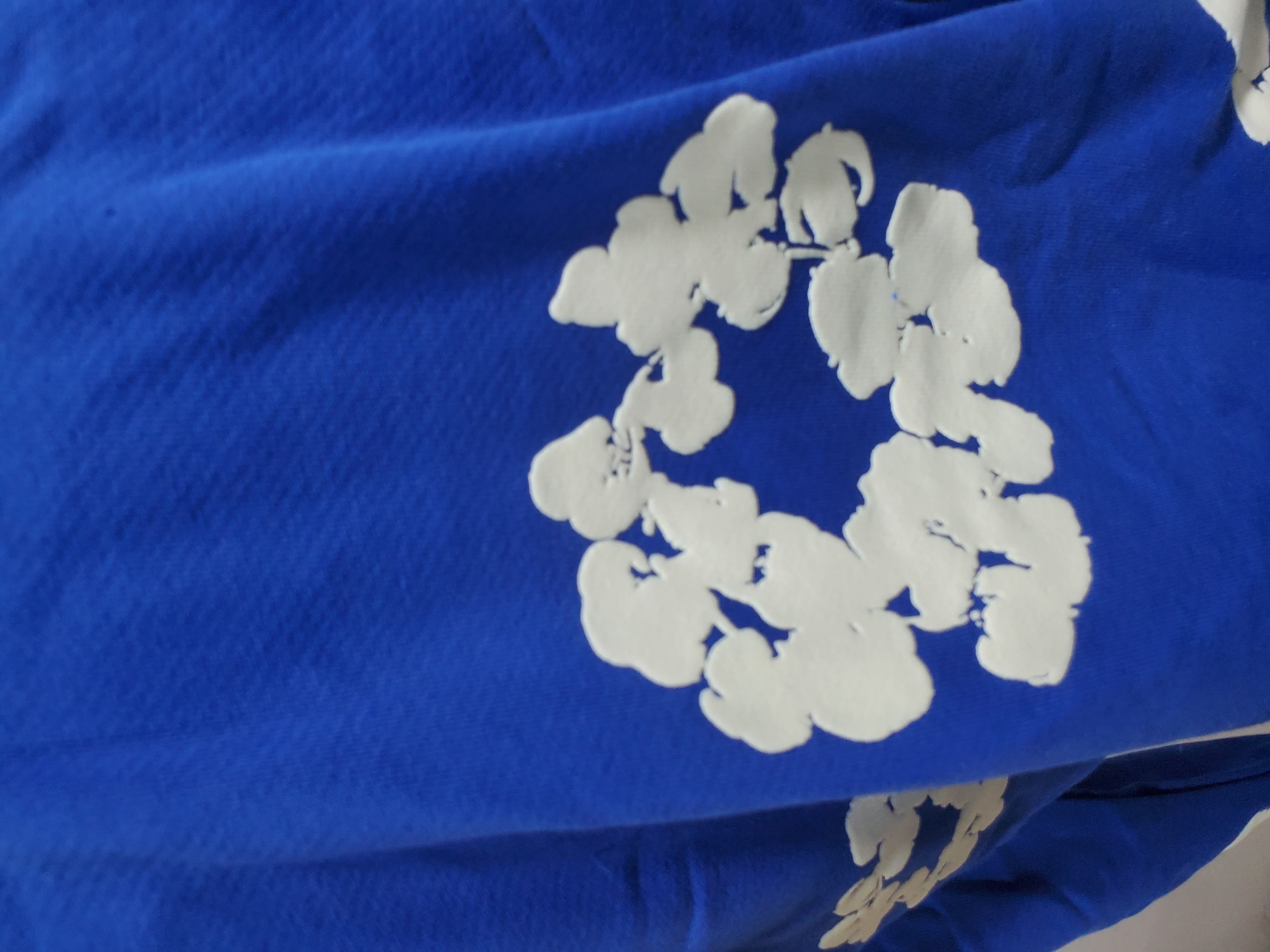 Denim Tears The Cotton Wreath Sweatshirt Royal Blue Hoodie review Stockxkicks 04