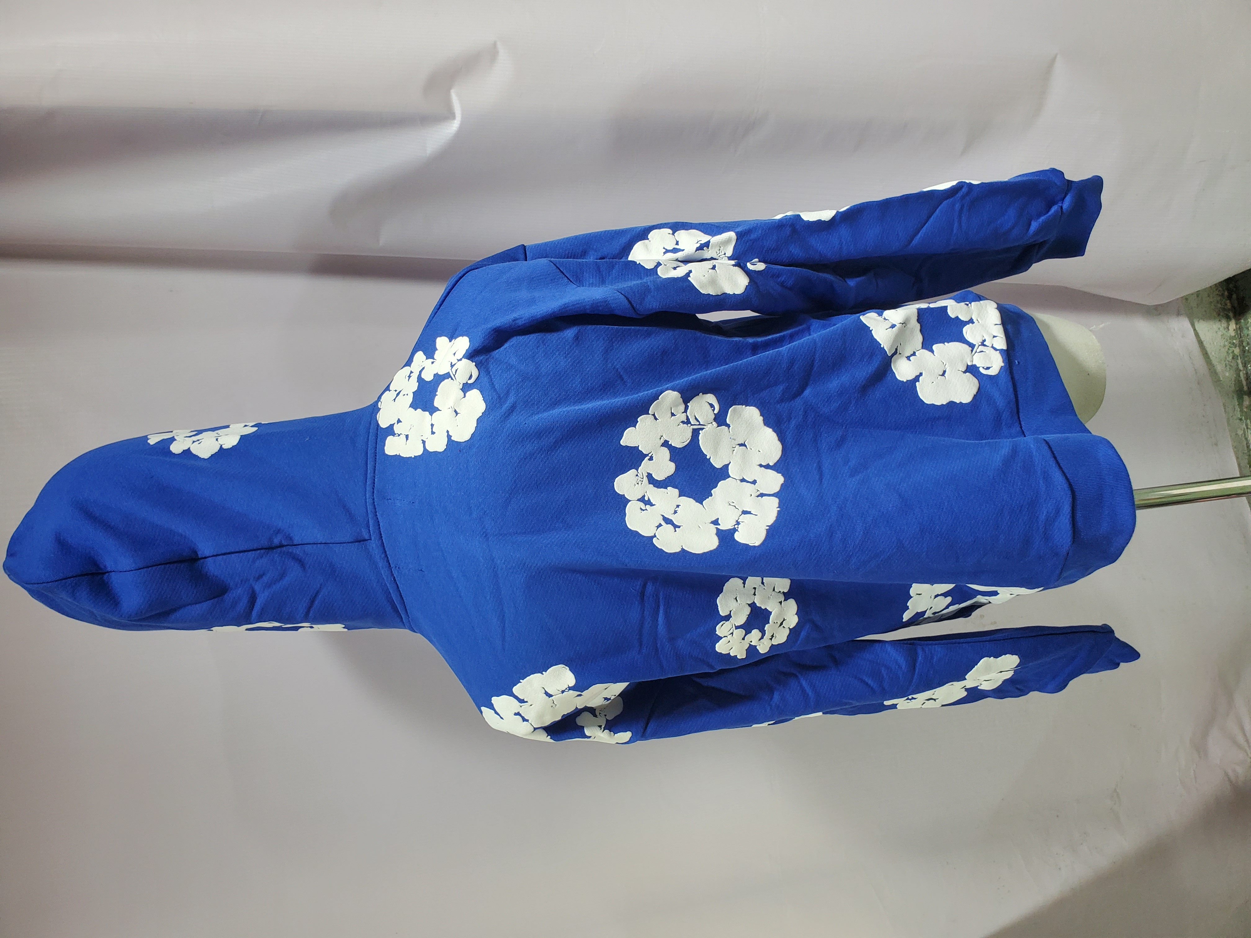 Denim Tears The Cotton Wreath Sweatshirt Royal Blue Hoodie review Stockxkicks 05