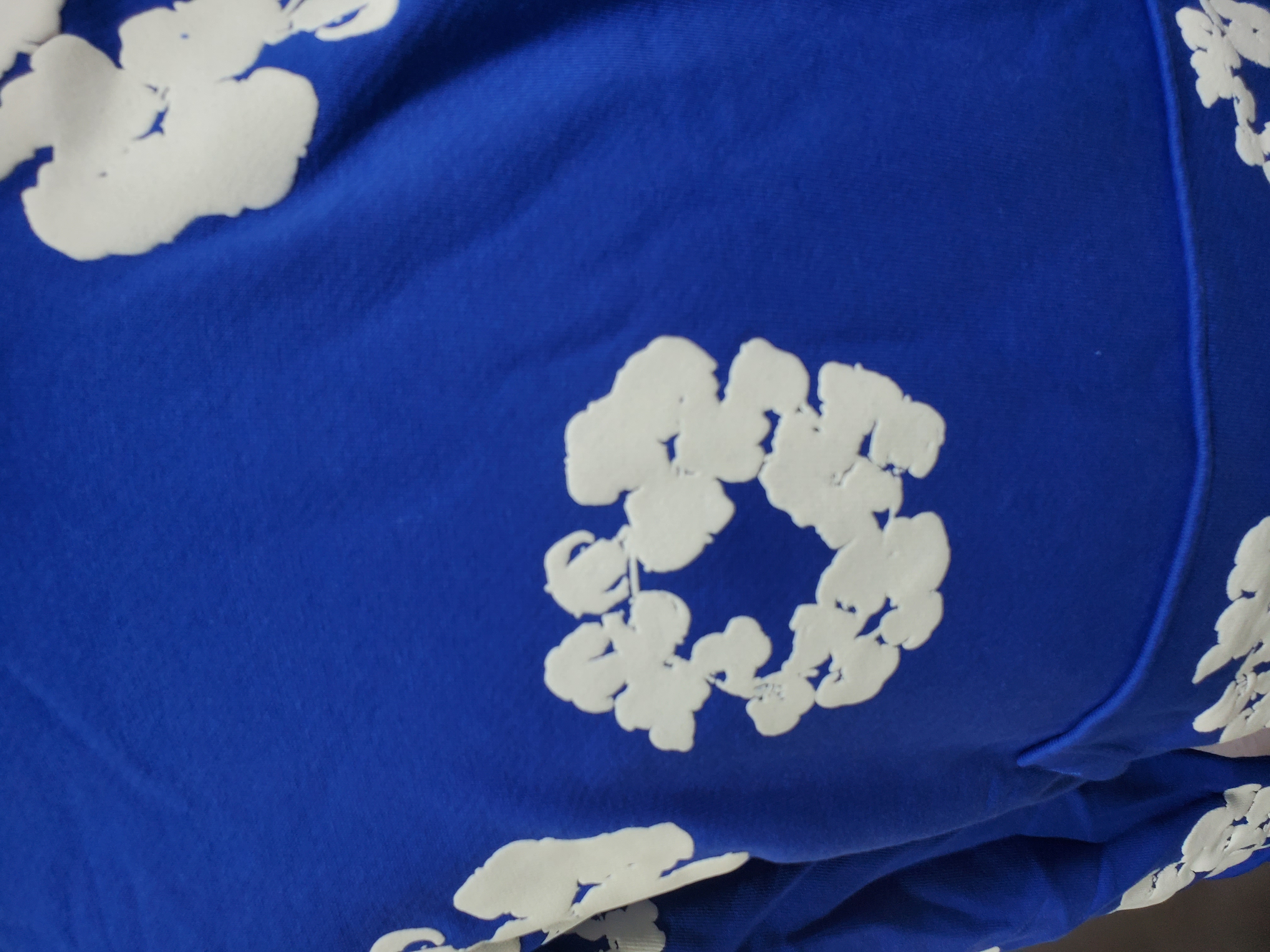 Denim Tears The Cotton Wreath Sweatshirt Royal Blue Hoodie review Stockxkicks 02